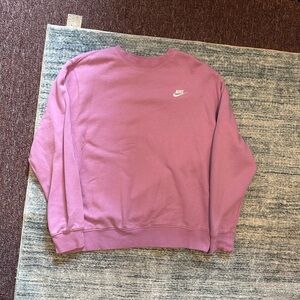 Nike light pink crewneck